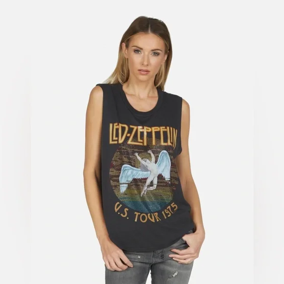 LAUREN MOSHI LED ZEPPELIN TANK AND SWEAT PANTS XS NWT - Picture 11 of 12